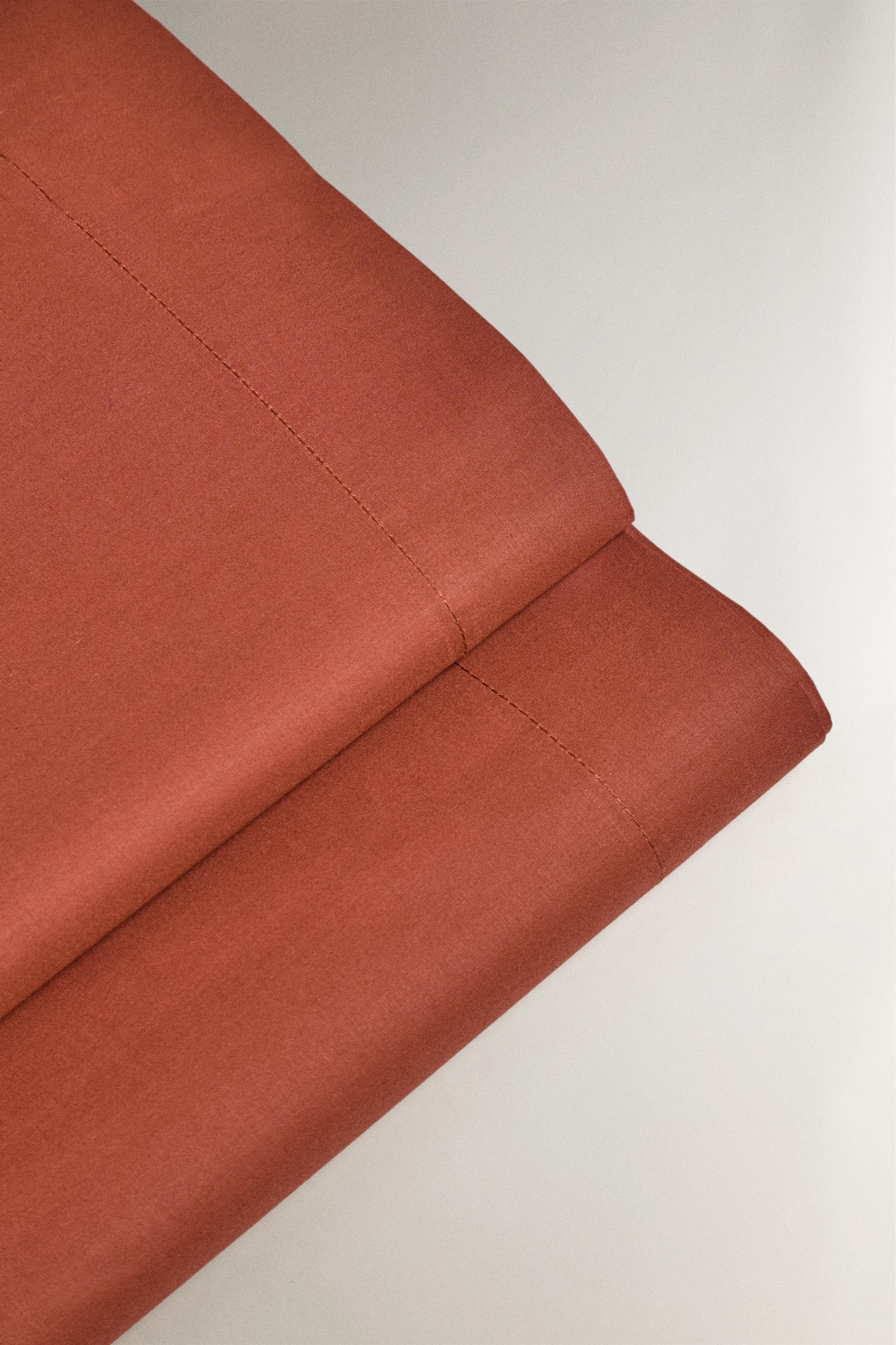 PERCALE COTTON FLAT SHEET (500 THREAD COUNT)